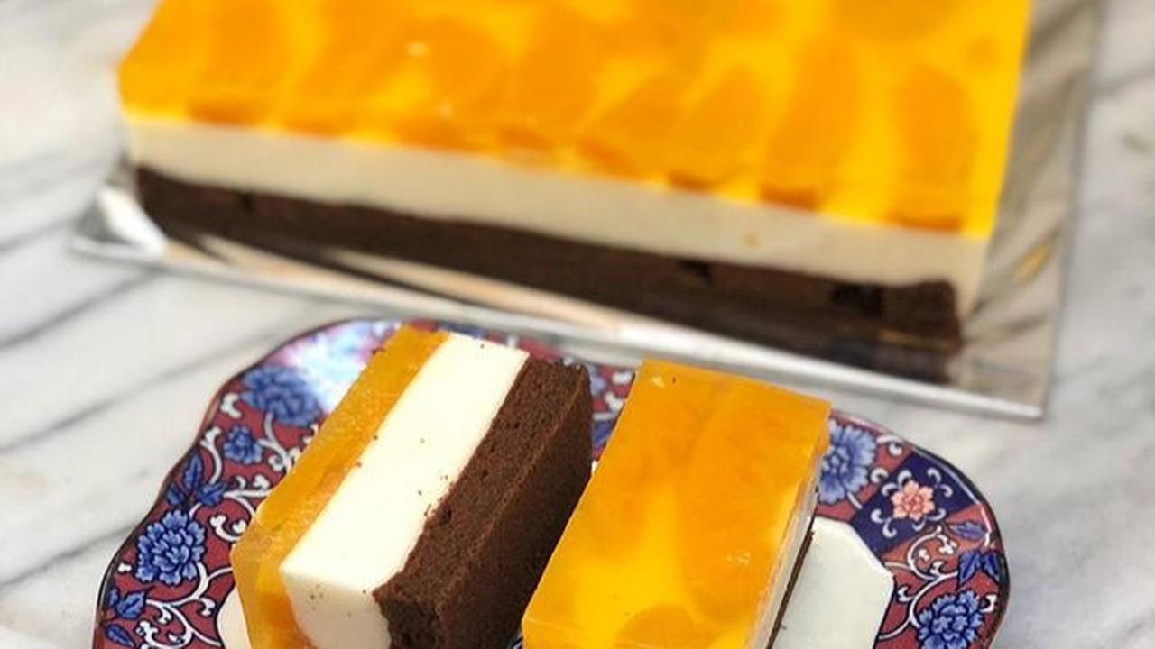Puding Busa Cake Cokelat