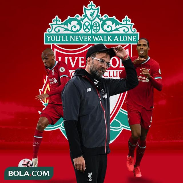 Liverpool - Jurgen Klopp, Fabinho, Virgil van Dijk
