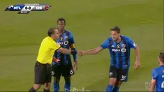 Berita video pemain Montreal Impact mendapat kartu merah saat menjadlani debut. This video presented by BallBall.