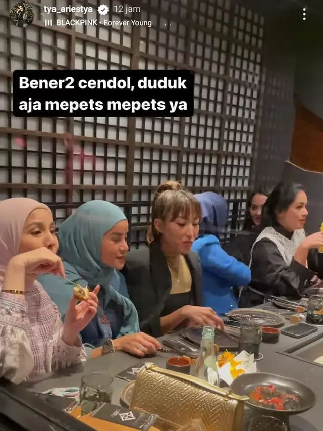6 Potret Geng Cendol Rayakan Ulang Tahun Nia Ramadhani, Tampil Bak Sosialita