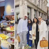 Travelling menjadi salah satu hobi Raline Shah. Berkunjung dari satu tempat ke tempat lain membuat Raline Shah mampu mengeksplorasi diri. Terbaru, ia liburan di Inggris dengan mengunjungi beberapa tempat ikonik. Meski liburan, outfit yang dikenakannya pun layaknya bussiness trip ala business woman. (instagram/ralineshah)