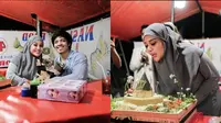 Ultah Aurel Hermansyah ke-25 Dirayakan di Warung Pecel Lele (Sumber: Instagram/aurelie.hermansyah)