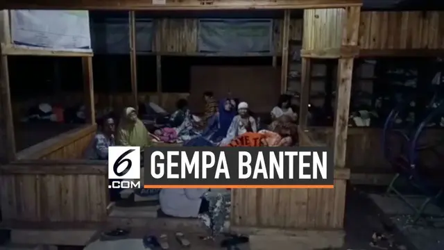 VIDEO: Usai Gempa Banten, Angsana Kebanjiran Ratusan Pengungsi