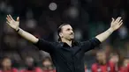Zlatan Ibrahimovic memutuskan gantung sepatu di AC Milan pada akhir musim ini. Ibrakadabra yang berkarier di AC Milan dalam dua periode yakni 2010-2012 dan 2020-2023 ini telah mengoleksi 93 gol dan 35 assist dari 163 pertandingan di semua kompetisi. (AP Photo/Antonio Calanni)