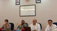 Direktur Angkasa Pura Aviasi Haris di  Bandara Kualanamu, Kabupaten Deli Serdang, Sumatera Utara, Kamis (30/12/2021).