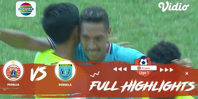 VIDEO: Highlights Liga 1 2019, Persija Vs Persela 4-3