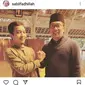 Sabil Fadhilah dan Ridwan Kamil (Instagram sabilfadhillah)