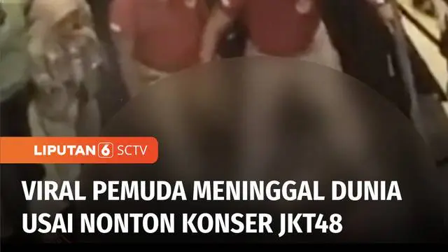 Seorang pemuda meninggal dunia usai menyaksikan konser girlband JKT48, di sebuah pusat perbelanjaan di Kota Semarang, Jawa Tengah. Polisi menemukan dugaan pelanggaran panitia penyelenggara, karena acara tidak mengantongi izin.