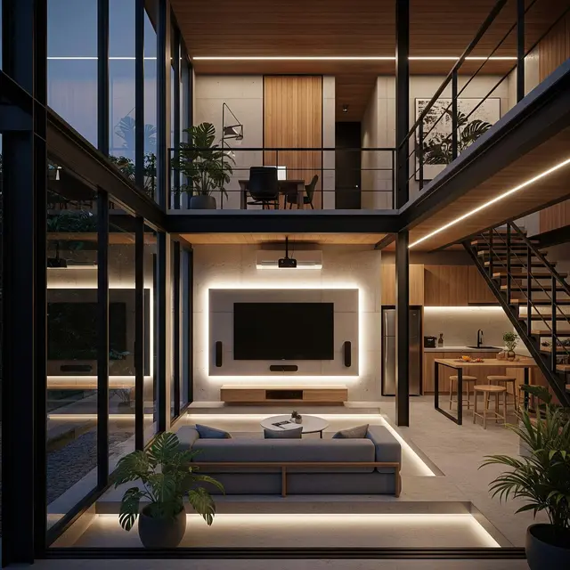 Rumah Sederhana Tapi Mewah dengan Konsep Smart Home