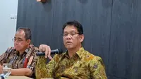 Menteri Keuangan (Menkeu) Purbaya Yudhi Sadewa di Kantor Kementerian Keuangan, Jakarta, Jumat (17/10/2025). (Liputan6.com/Arief)