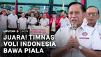 Ini adalah sejarah baru ketika tim voli memenangi turnamen voli AVC Men's Cup 2026 karena berhasil membawa gelar juara. Dan kedatangan tim ini, pelatih serta official disambut pengurus pusat PBVSI.
