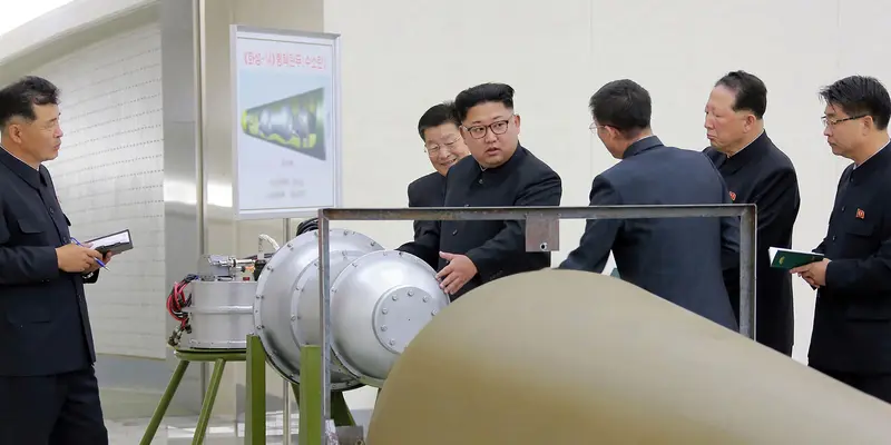 Kim Jong-un Tinjau Pembuatan Bom Hidrogen	