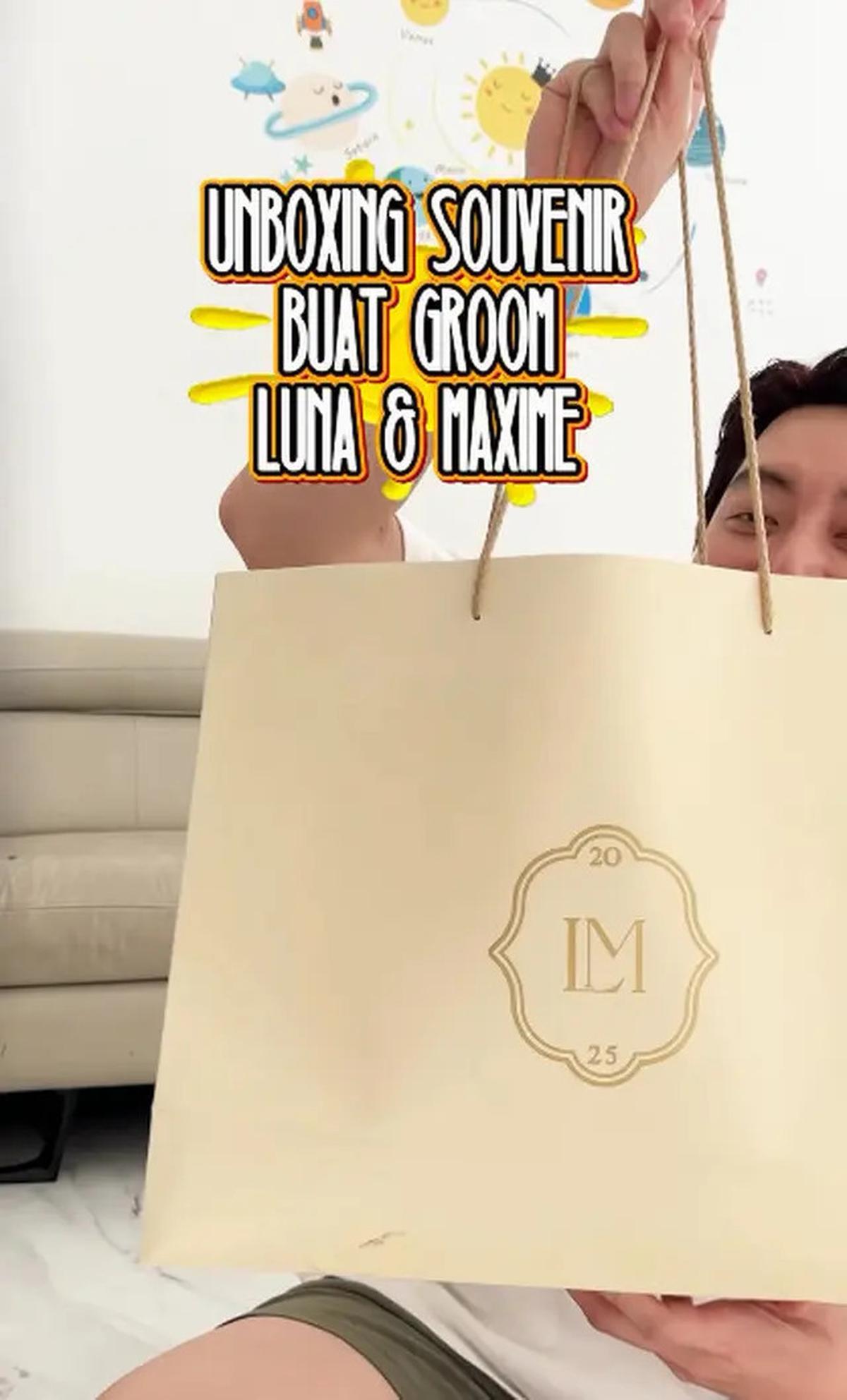 Isi Souvenir Groomsmen Luna Maya Bernilai Fantastis, Ada Voucher Perawatan Belasan Juta