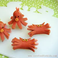 Sosis sebagai menu sarapan. (Sumber Foto: cutefoodforkids.com)