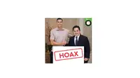 Cek fakta foto Erick Thohir bersalaman dengan Ronaldo