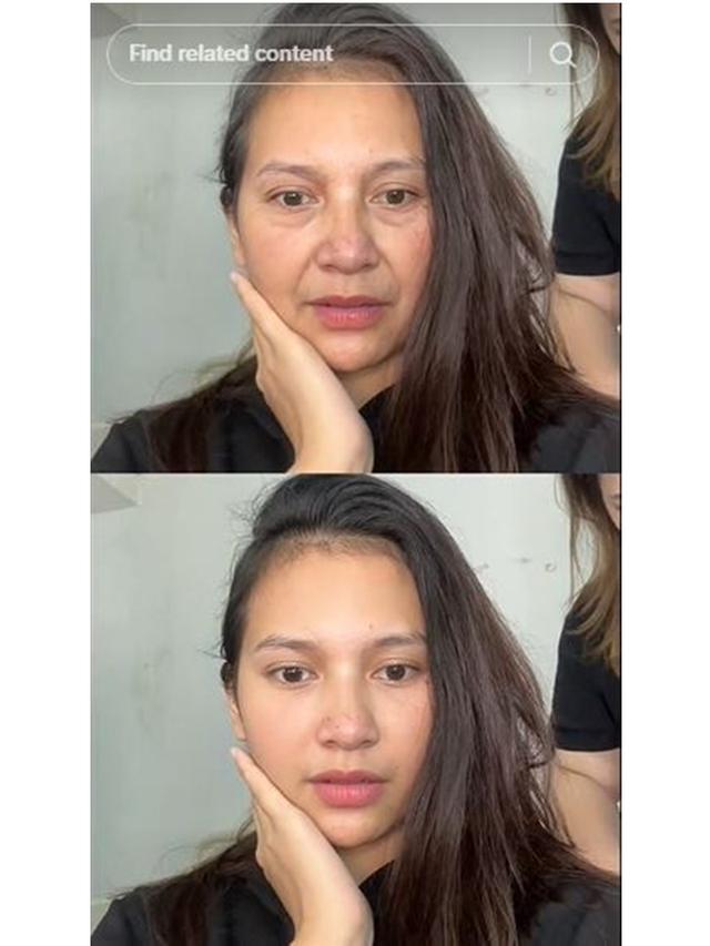 8 Artis Ikut Tren Filter Aged di TikTok, Indah Permatasari Disebut Mirip Ibunda