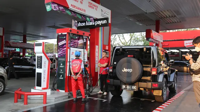 Pertamina Patra Niaga memastikan Stok BBM, LPG, dan Avtur akan terus dijaga di level aman untuk mendukung ajang balap kelas dunia MotoGP, Pertamina Grand Prix of Indonesia. (Dok Pertamina)