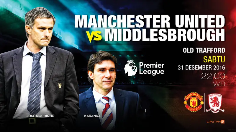 Prediksi Manchester United Vs Middlesbrough FC