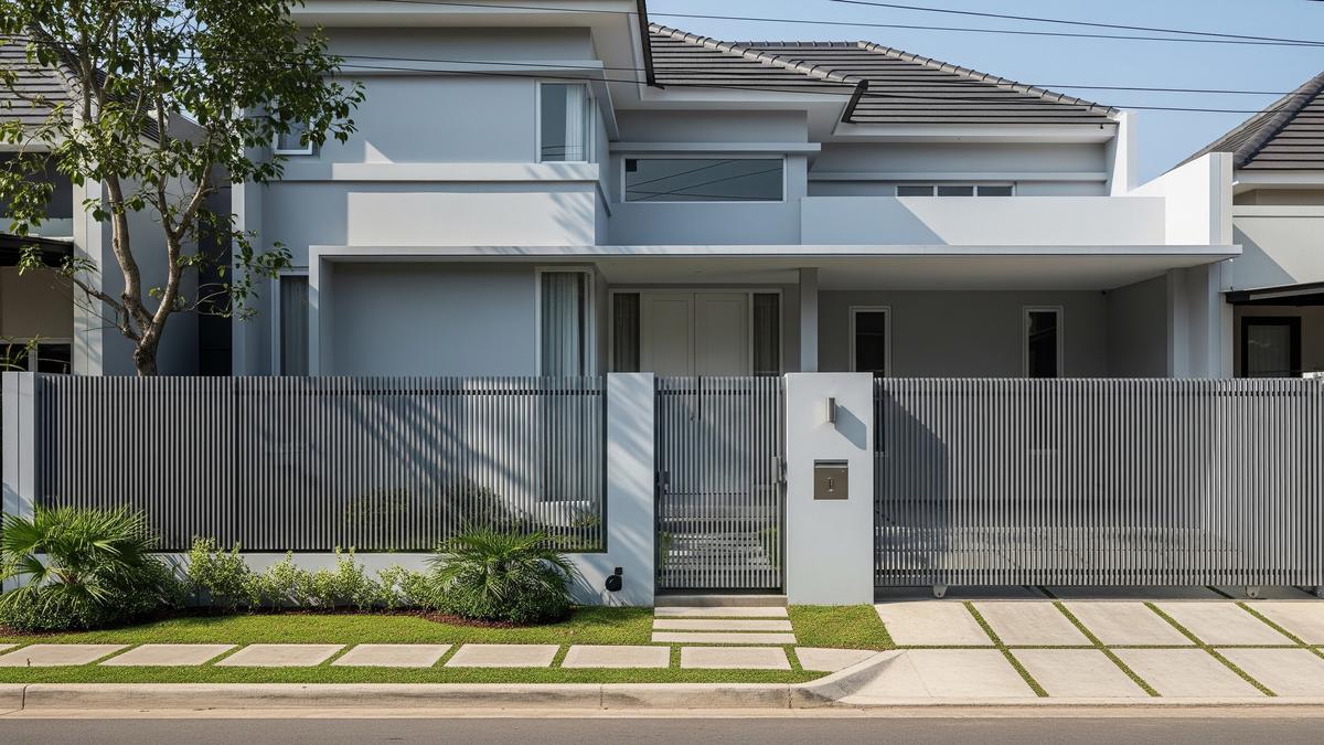 Inspirasi Fasad Rapi: 8 Pagar Rumah Clean Look yang Modern dan Elegan