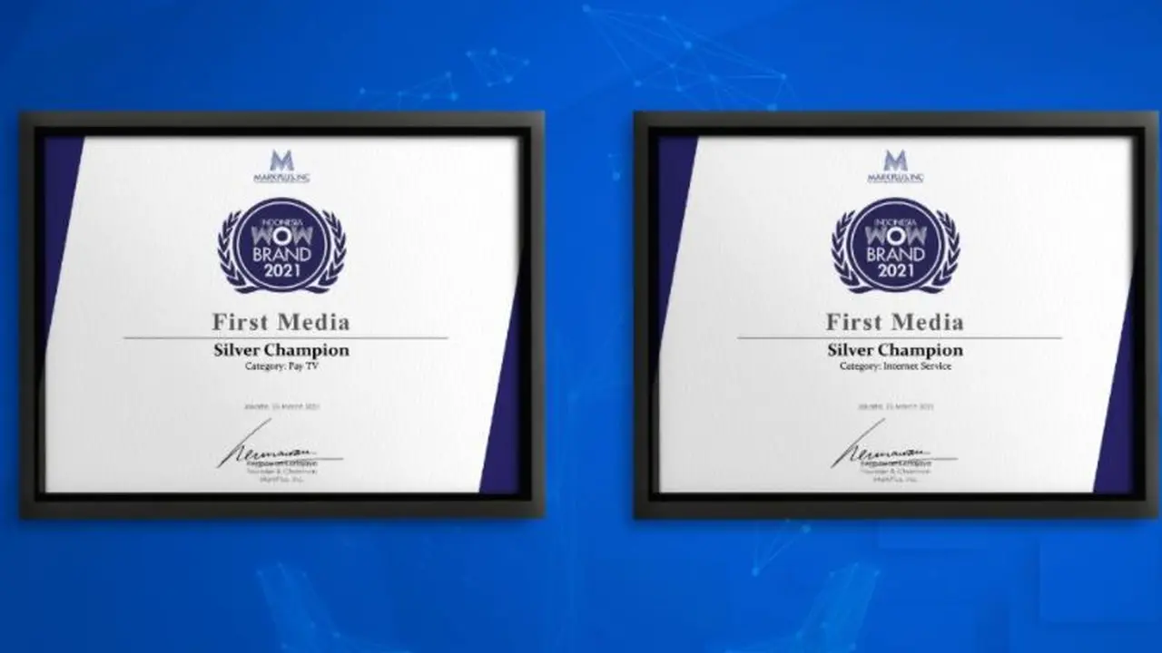 First Media Kembali Jadi Brand yang Direkomendasikan Konsumen