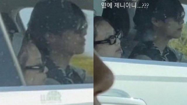 Foto mirip V BTS -  Jennie Blackpink. (Foto via Allkpop)