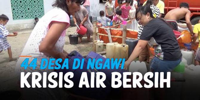 VIDEO: Sumur Mengering, 175 Ribu Warga Ngawi Alami Krisis Air Bersih