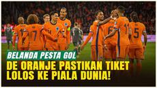 Belanda memastikan satu tempat di Piala Dunia 2026 setelah menang telak 4-0 atas Lithuania pada laga terakhir Grup G Kualifikasi Piala Dunia 2026 zona Eropa. Gol dari Reijnders, Gakpo, Simons, dan Malen memastikan De Oranje finis sebagai juara grup.