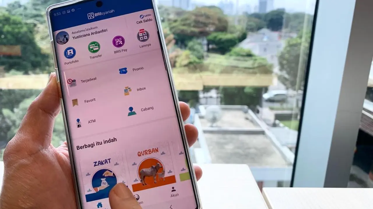 BRIS Online Beri Kemudahan Nasabah BRI Syariah untuk Bayar Zakat