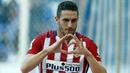 2. Koke, menjalani debut di Atletico dua tahun lalu berkat kesempatan yang diberikan oleh Diego Simeone. Musim ini gelandang berusia 24 tahun itu berhasil menyumbangkan 13 asist pada ajang La Liga Spanyol. (AFP/Pau Barrena)
