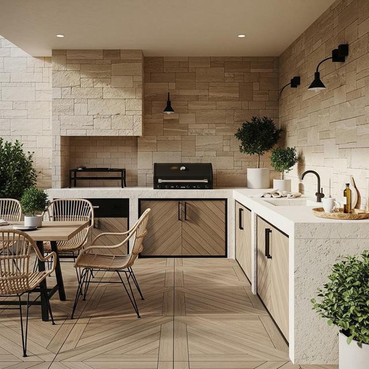 7 Model Dapur Minimalis di Belakang Rumah, Estetik, Fungsional, dan Nyaman