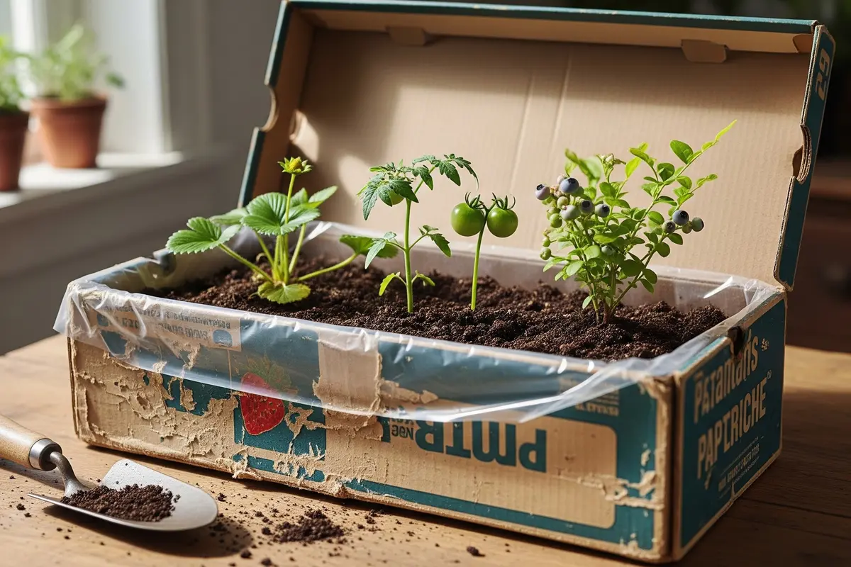 7 Cara Cerdas Manfaatkan Kotak Sepatu Bekas, Bisa Jadi Kebun Buah Mini