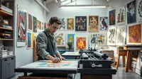 Contoh Karya Seni Grafis, Berikut Teknik, Jenis, dan Aplikasinya