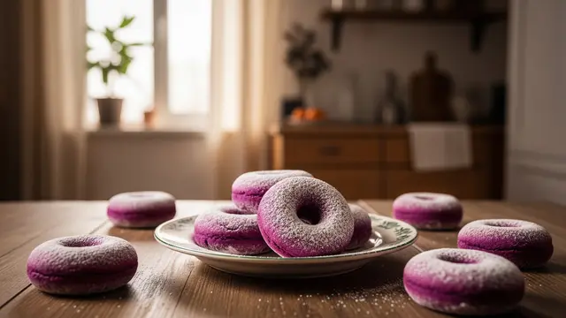 Resep Donat Ubi Ungu Tanpa Mixer (AI Generate)