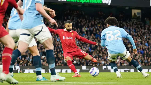 Foto: 1 Gol dan 1 Assist Salah Fantastis, Manchester City Menangis di Liga Inggris