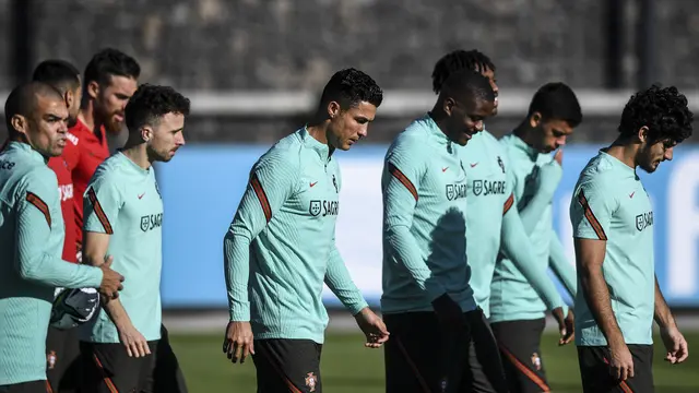 Persiapan Ronaldo Cs Jelang Hadapi Irlandia