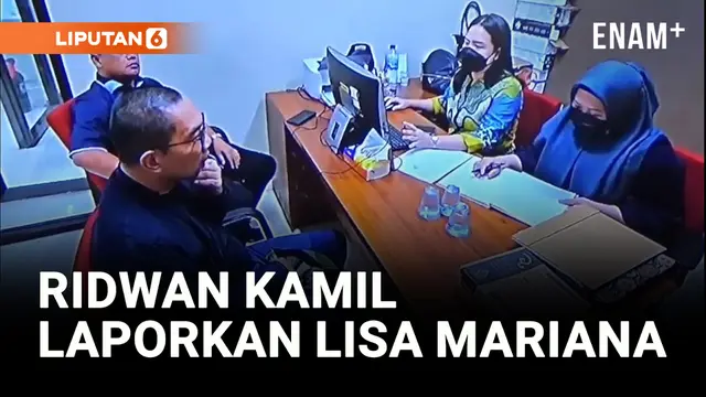 VIDEO: Ridwan Kamil Laporkan Lisa Mariana ke Bareskrim Polri atas Pencemaran Nama Baik