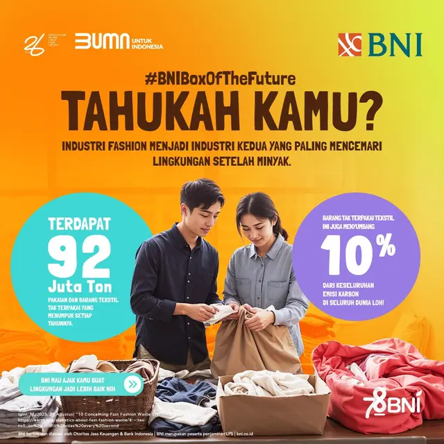 PT Bank Negara Indonesia (Persero) Tbk  menyelenggarakan program Empathy Drop Box.