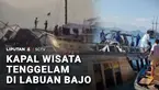 Sebuah kapal wisata tenggelam setelah menabrak gugusan karang di perairan Labuan Bajo, Manggarai Barat, Nusa Tenggara Timur, Minggu pagi. Sebanyak 19 penumpang dan awak kapal dievakuasi.