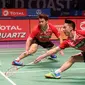 Indonesia kalah 1-4 dari India pada laga pertama penyisihan Grup 1D Piala Sudirman 2017, Minggu (23/5/2017). Satu angka Indonesia dipersembahkan Kevin Sanjaya Sukamuljo/Marcus Fernaldi Gideon. (PBSI)