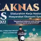 Masyarakat Ekonomi Syariah (MES) menggelar Silaturahim Kerja Nasional (Silaknas) yang bertepatan dengan peringatan Maulid Nabi pada 12 Rabiul Awal 1444 H atau Sabtu (8/12/2022). Acara ini dihadiri oleh Menteri BUMN Erick Thohir.