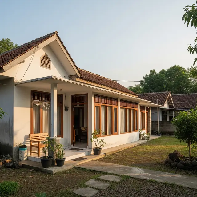9 Rumah Sederhana Era 90-an tapi Tetap Modern di Desa, Harmoni Klasik Tak Lekang Waktu