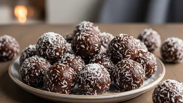 Bola-bola Kelapa Cokelat