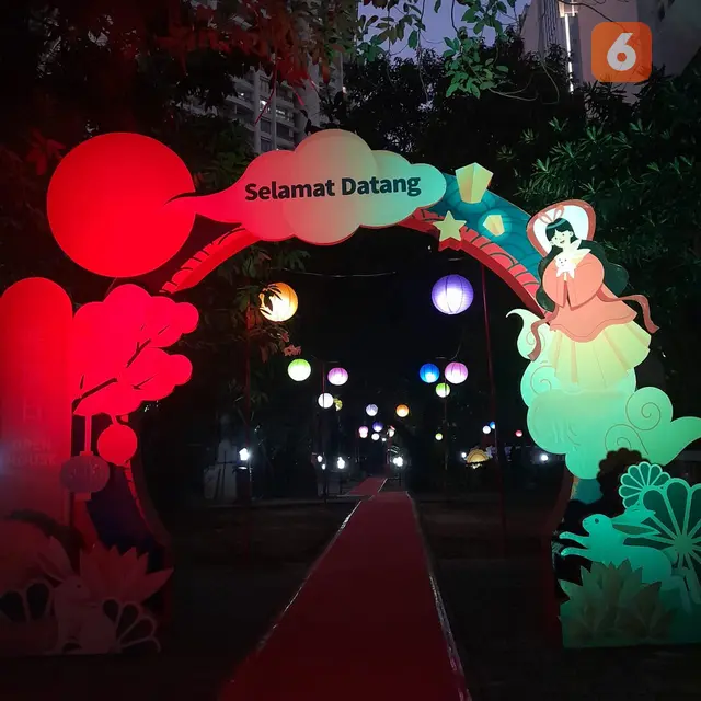 Pintu Masuk di Festival Kue Bulan