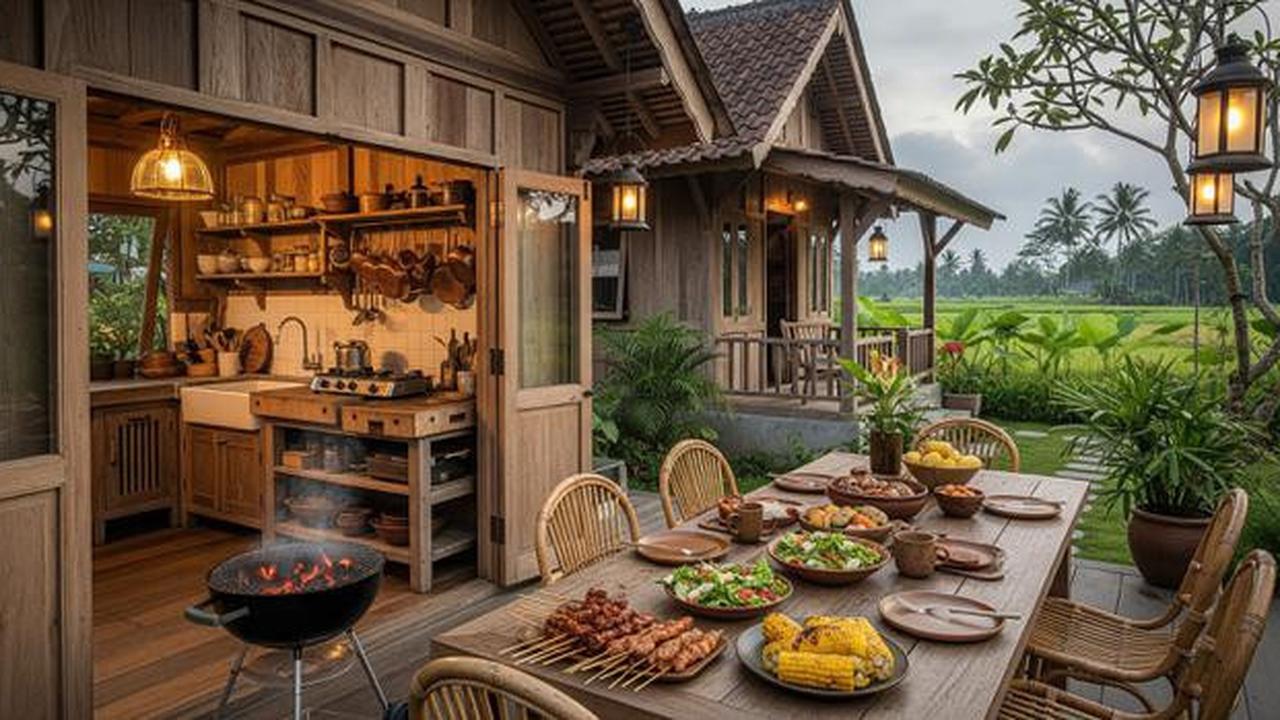 7 Model Rumah Mini Tapi Punya Dapur Terbuka dan Teras Belakang yang Cocok Buat BBQ