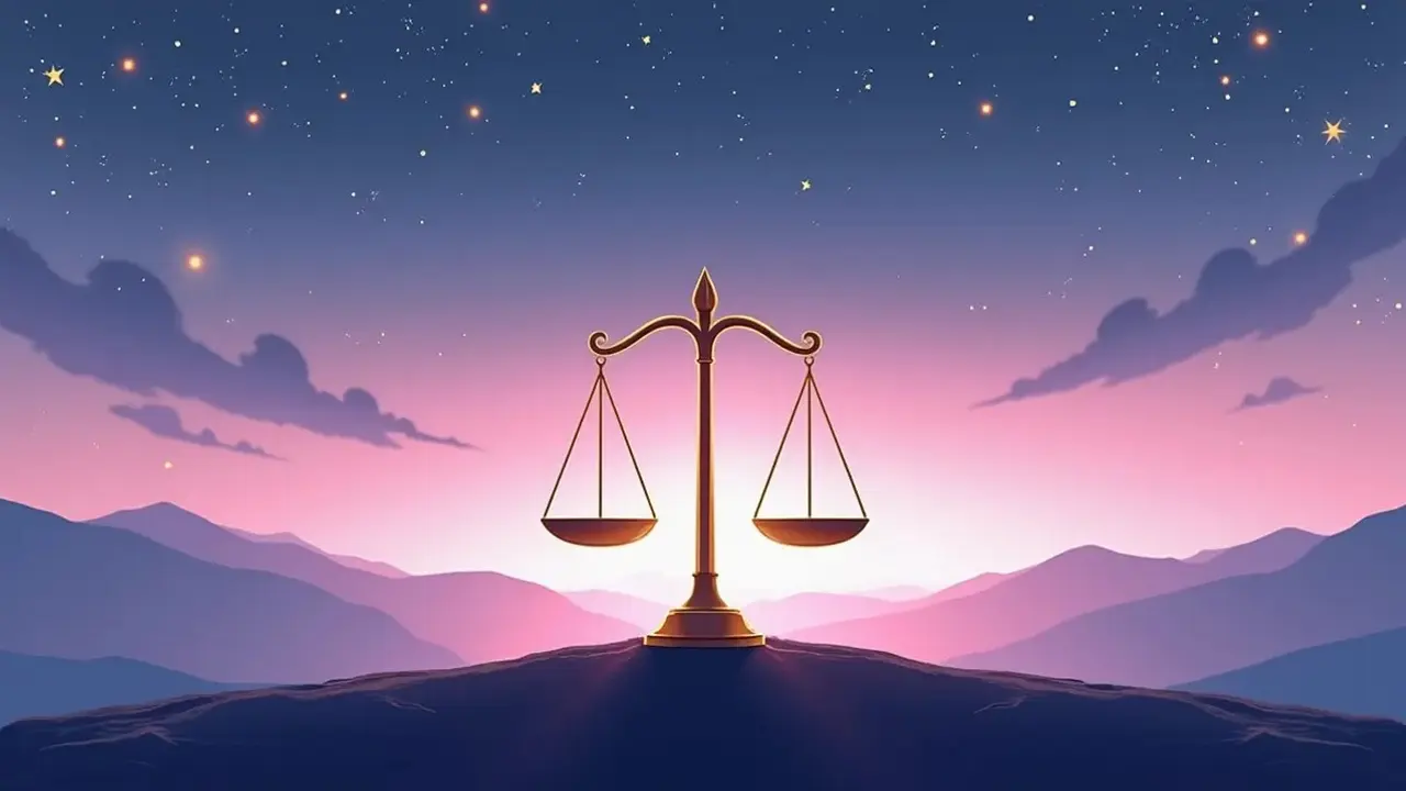 logo zodiak libra (sumber: AI generated)