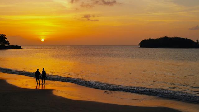 Ilustrasi senja, sunset