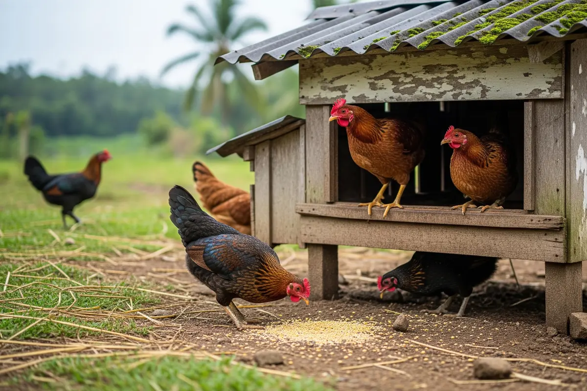 Ilustrasi Termak Ayam Kampung/Gemini AI