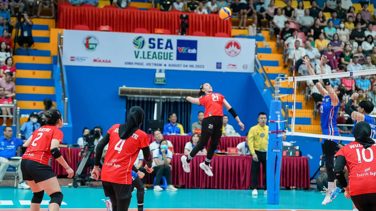 SEA V League 2023 Putaran Pertama: Timnas Bola Voli Putri Indonesia vs Filipina