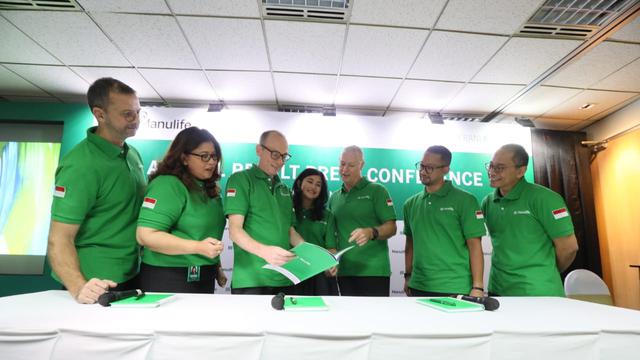 Paparan kinerja PT Asuransi Jiwa Manulife Indonesia (Manulife Indonesia) di Jakarta. Dok Manulife