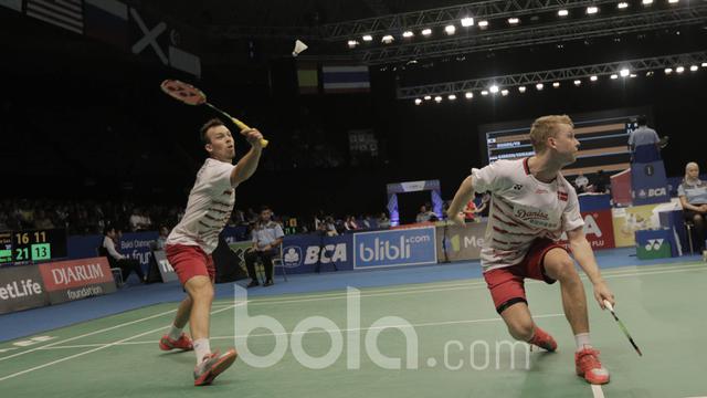 Pasangan Kevin Sanjaya Sukamuljo/Marcus Fernaldi Gideon